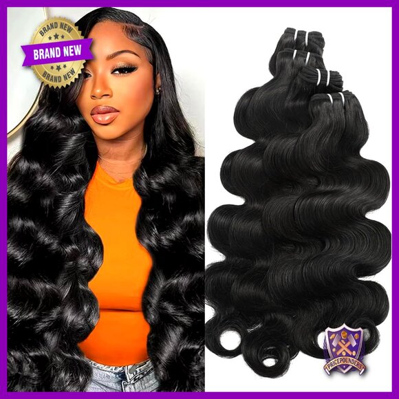 Body Wave Human Hair Extensions 4 Bundles 20-26 Inch Brazilian Virgin Hair main image 6